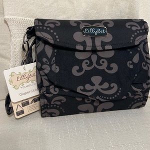 Lilly bit diaper clutch